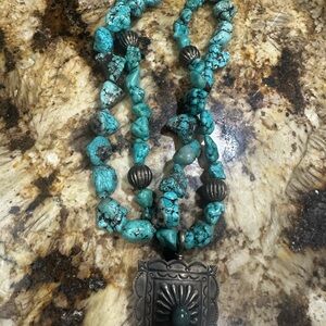 Turquoise and Silver Necklace